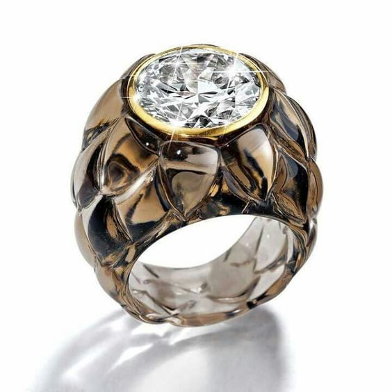 Vintage Zirconia Seal Ring-Lydieannejewelry