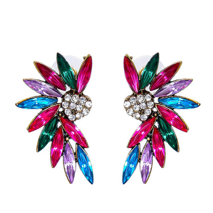 Heart Wings Earrings with Zirconias