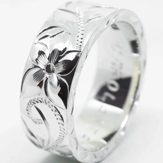 Vintage Silver Blossom Ring-Lydieannejewelry