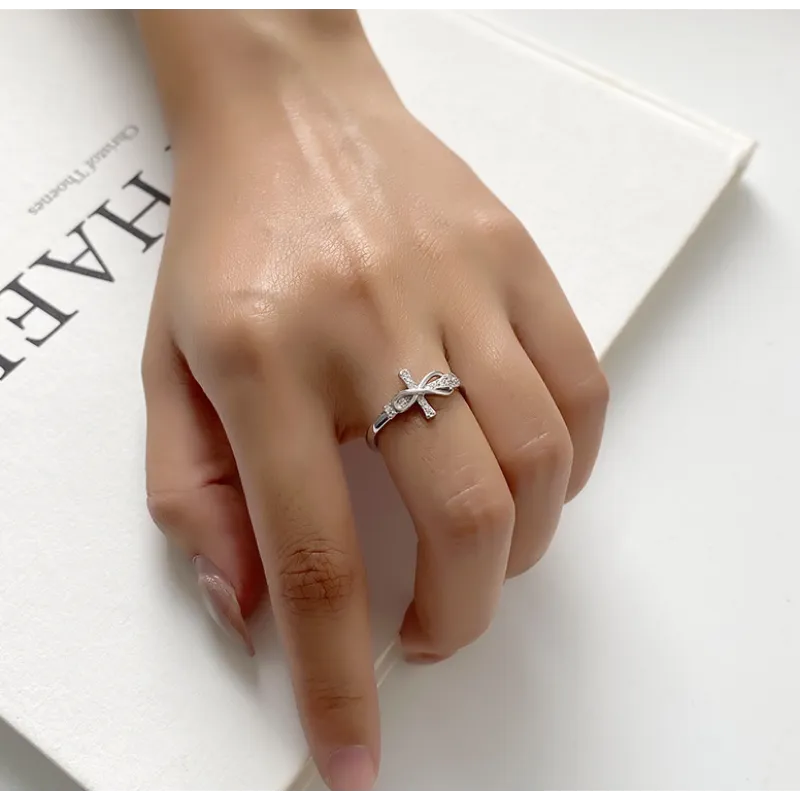 The Forever Cross Ring Adjustable