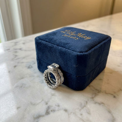 Vintage Silver Bright Layer Ring