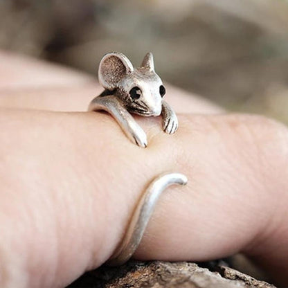 Adjustable Mice Ring