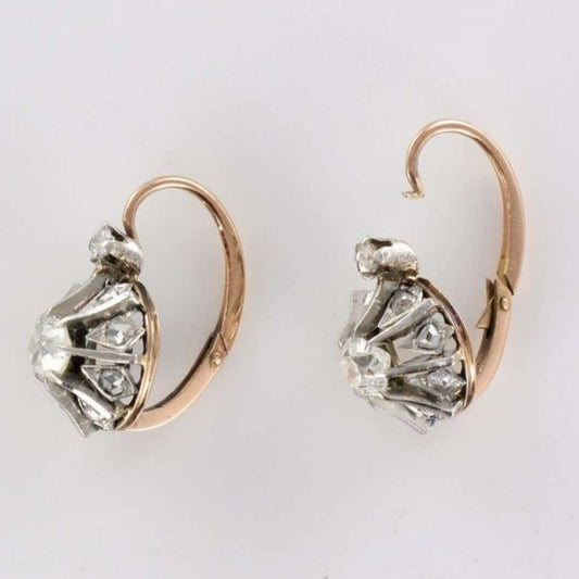 Vintage Zirconia Small Earrings-Lydieannejewelry