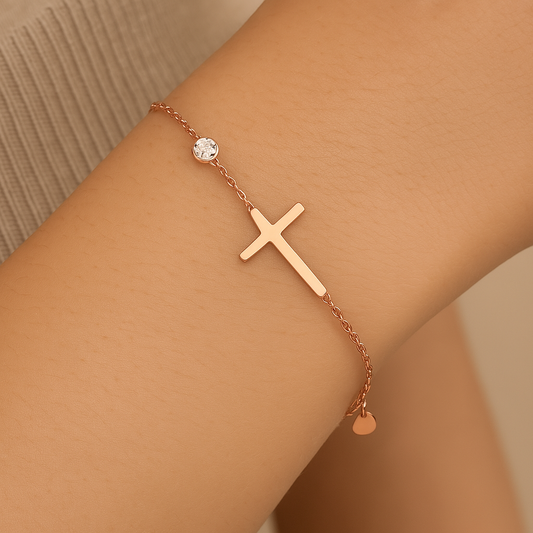 Rose Gold Spiritual Bracelet-Lydieannejewelry