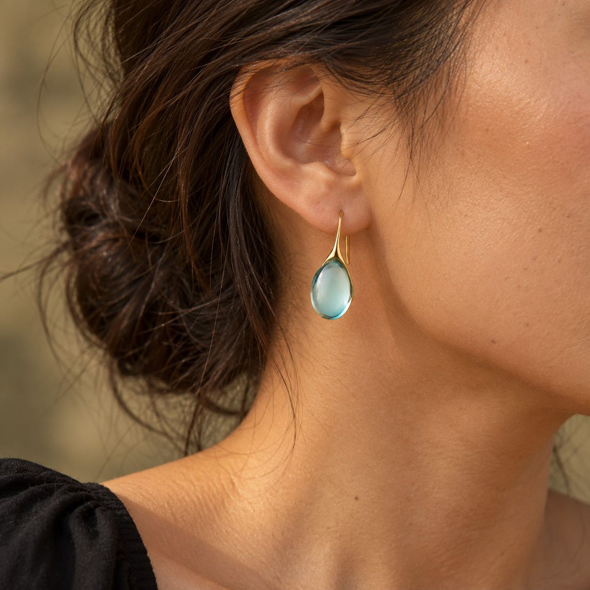 Crystal Drop Earrings in Gold and Silver