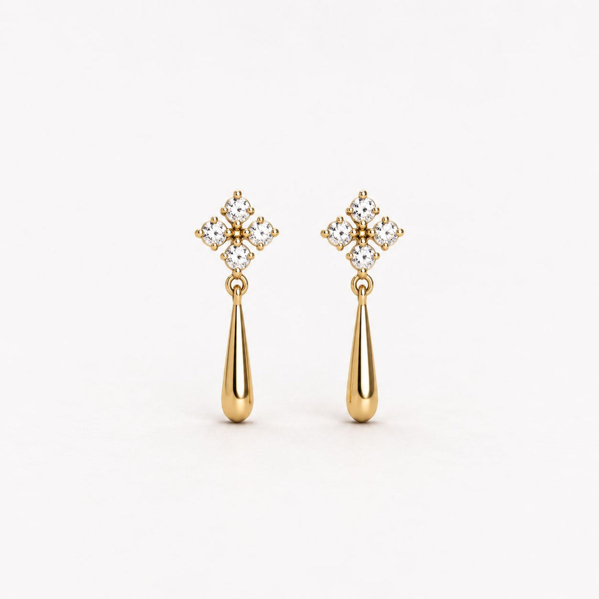 Elegant Bright Mini Drop Earrings