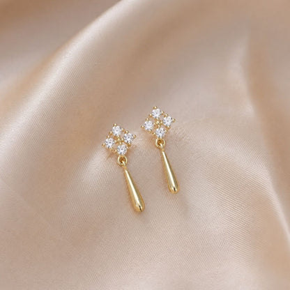 Elegant Bright Mini Drop Earrings