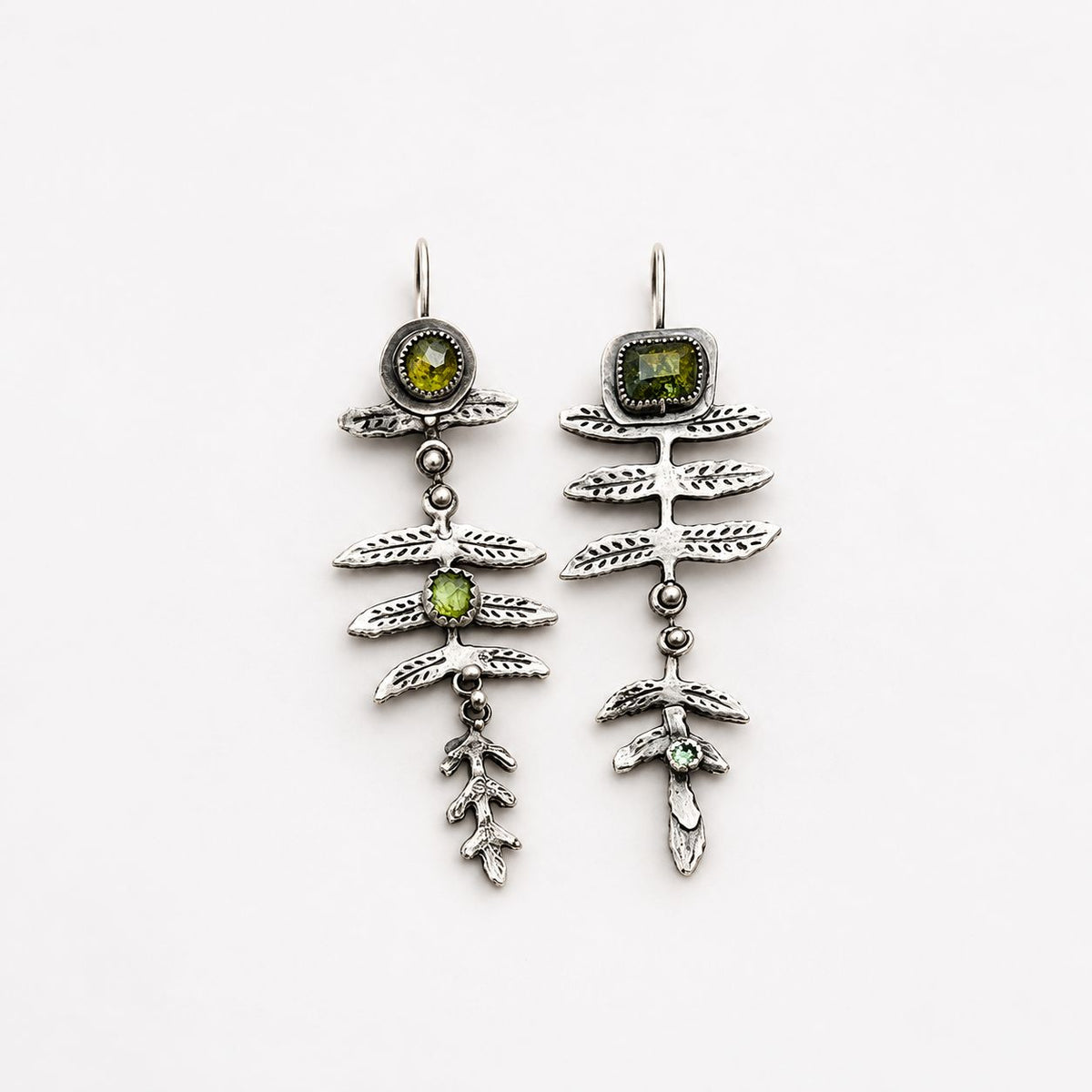 Vintage Nature Earrings in Silver