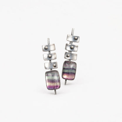 Vintage Faded Silver Earrings
