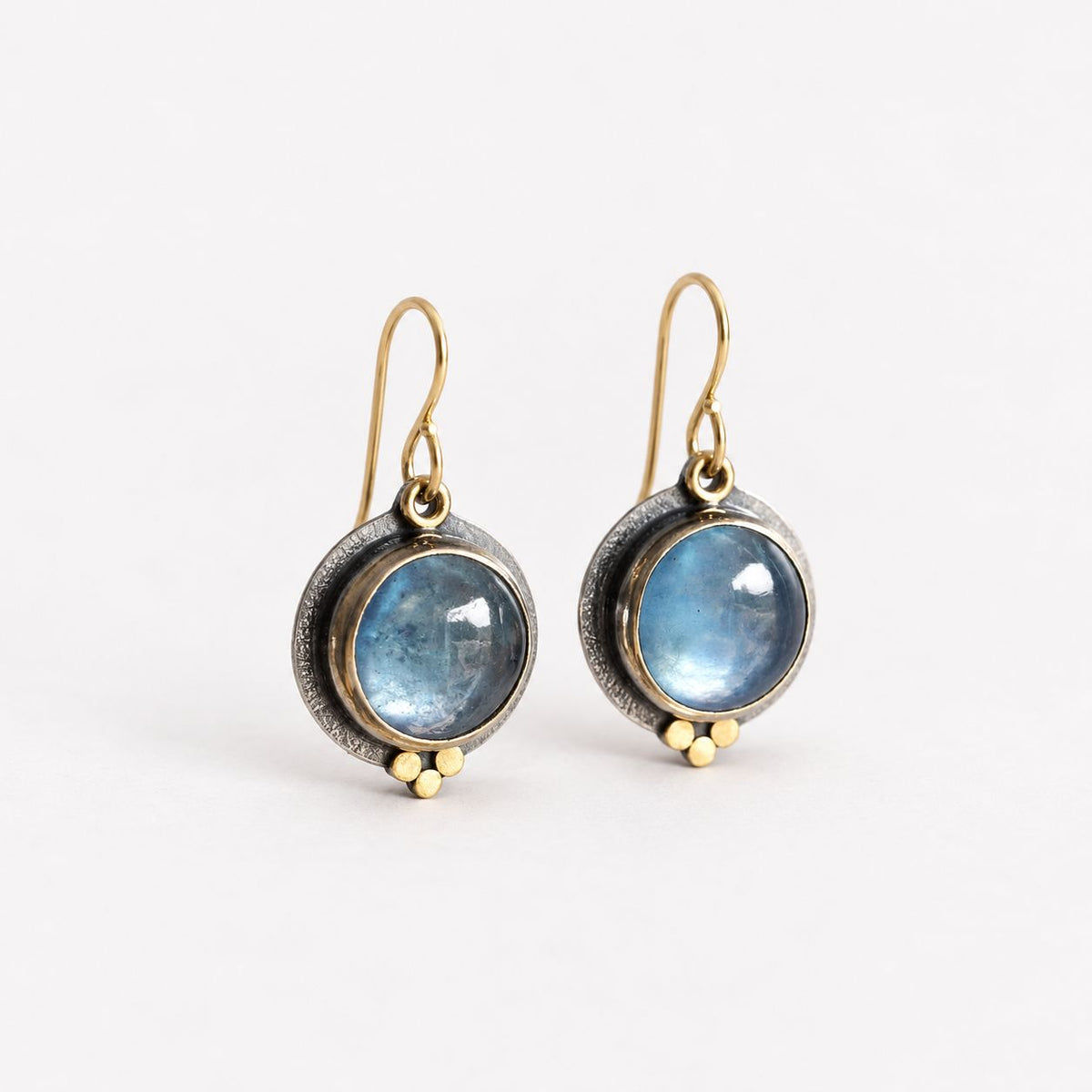 Vintage Blue Moonstone Earrings
