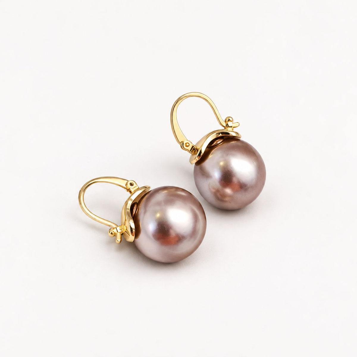 Bronze Pearl Earrings
