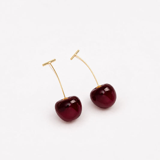 Red Cherry Luxury Earrings