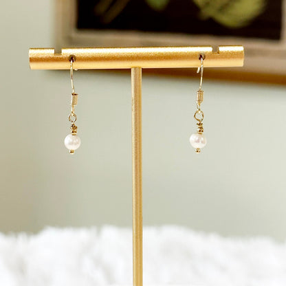Greta Freshwater Pearl Earrings-Lydieannejewelry