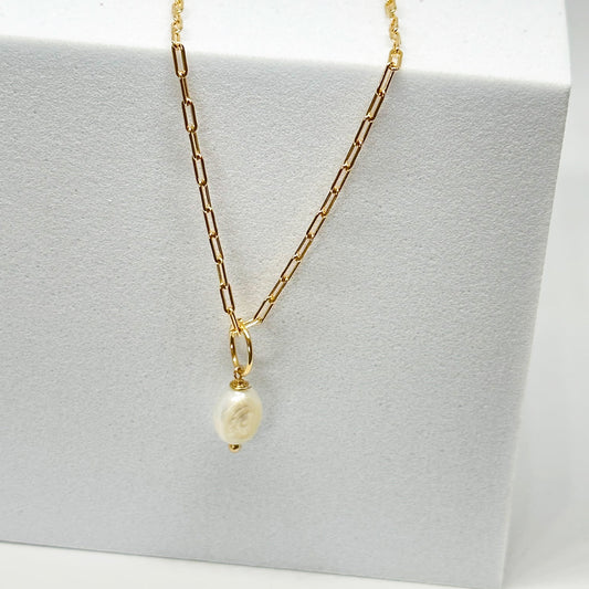 Oriana Pearl Necklace-Lydieannejewelry
