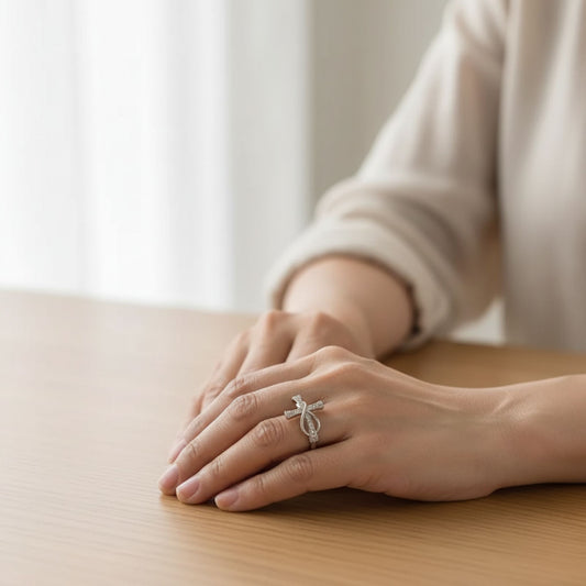 The Forever Cross Ring Adjustable