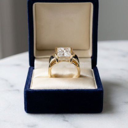 Vintage Princess Cut Ring