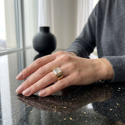 Vintage Princess Cut Ring
