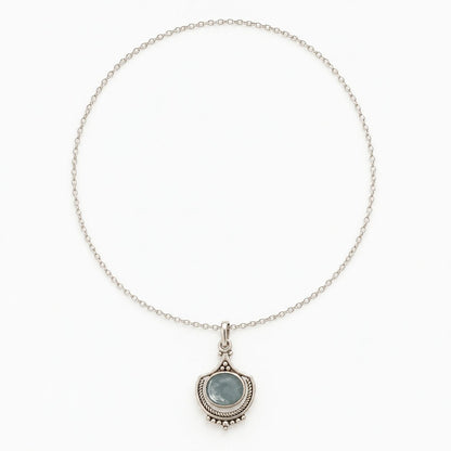 Vintage Green Stone Necklace