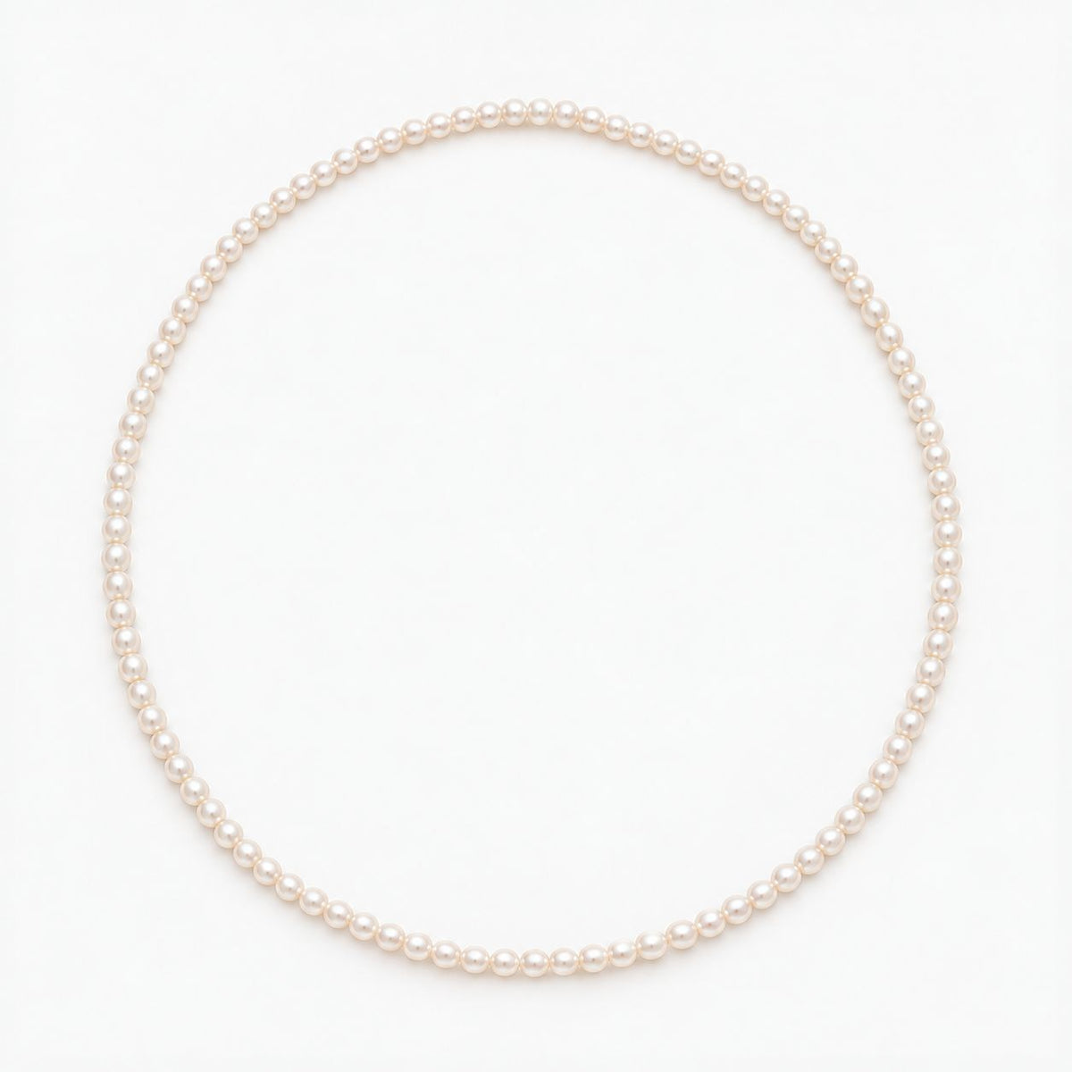 Silver Pearl Necklace