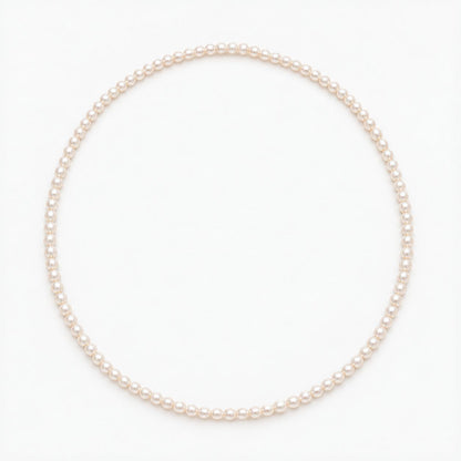 Silver Pearl Necklace