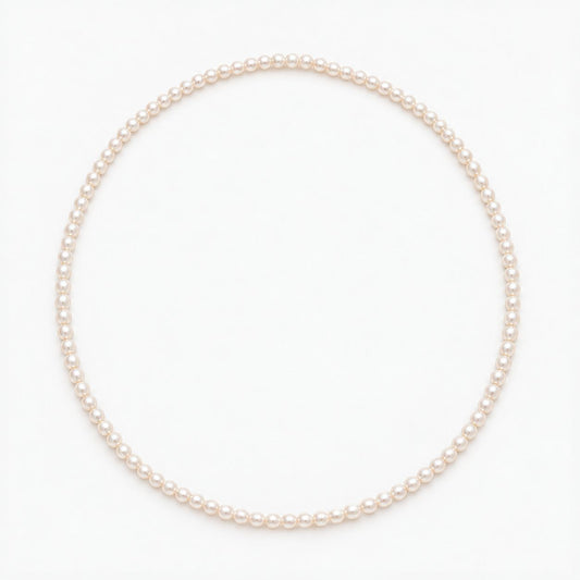 Silver Pearl Necklace