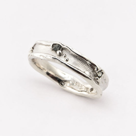 Vintage Silver Forest Ring