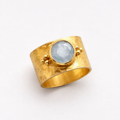 Vintage Golden Moonstone Ring