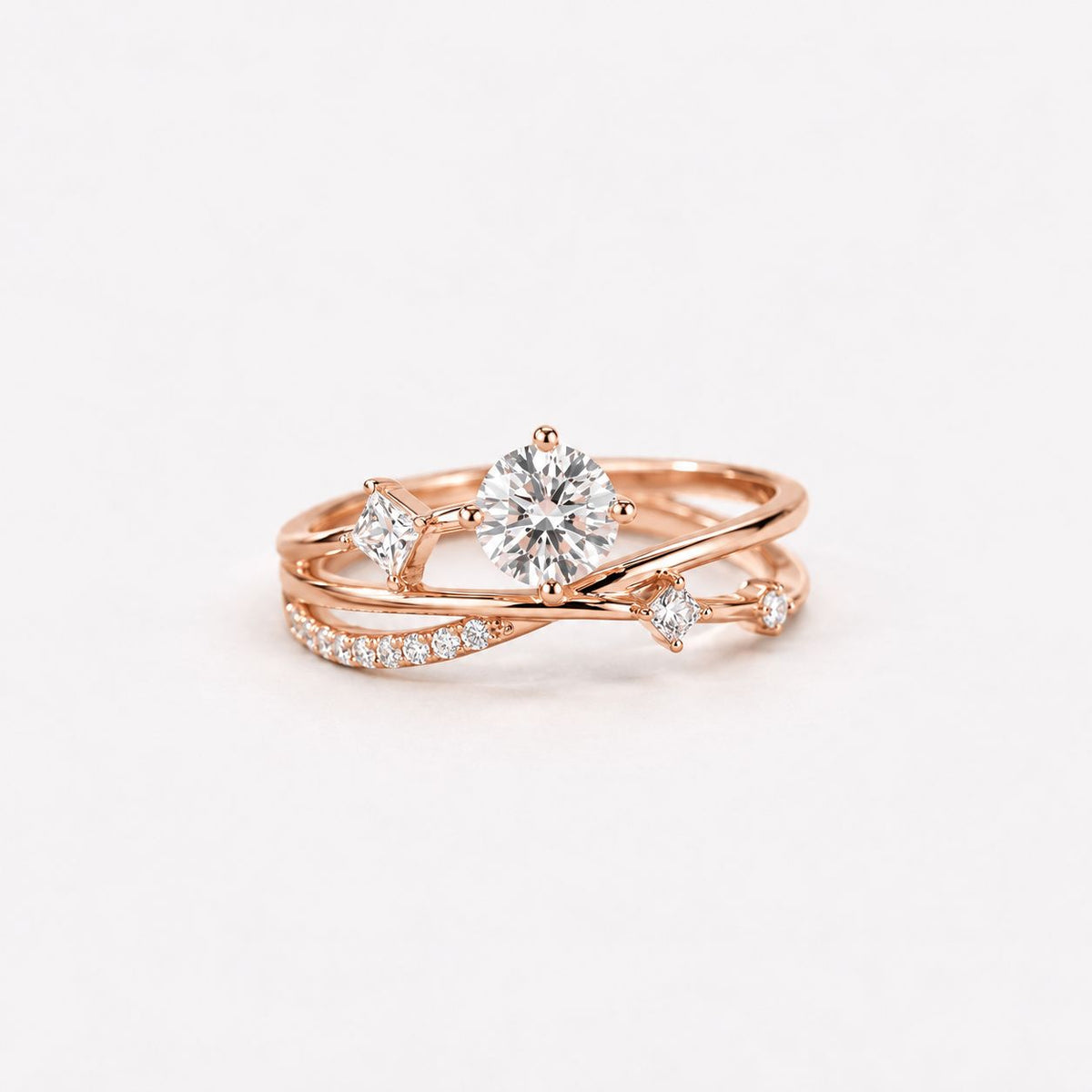 Vintage Gold Zirconia Fine Ring