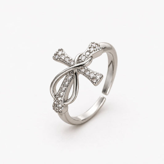 The Forever Cross Ring Adjustable