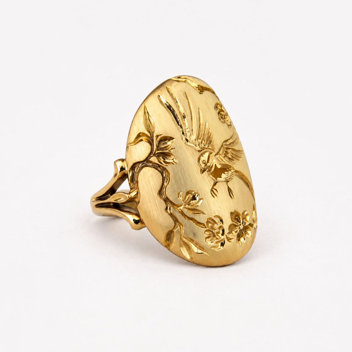 Vintage Nature Gold Ring