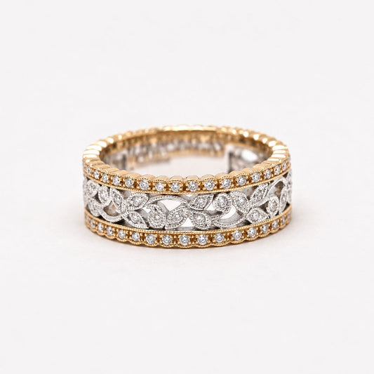 Vintage Hollow Brilliance Ring
