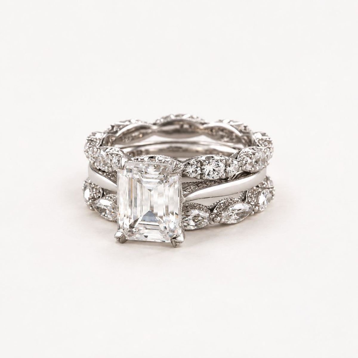 Vintage Layered Silver Ring