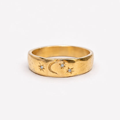 Vintage Golden Night Ring