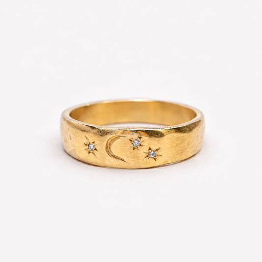 Vintage Golden Night Ring