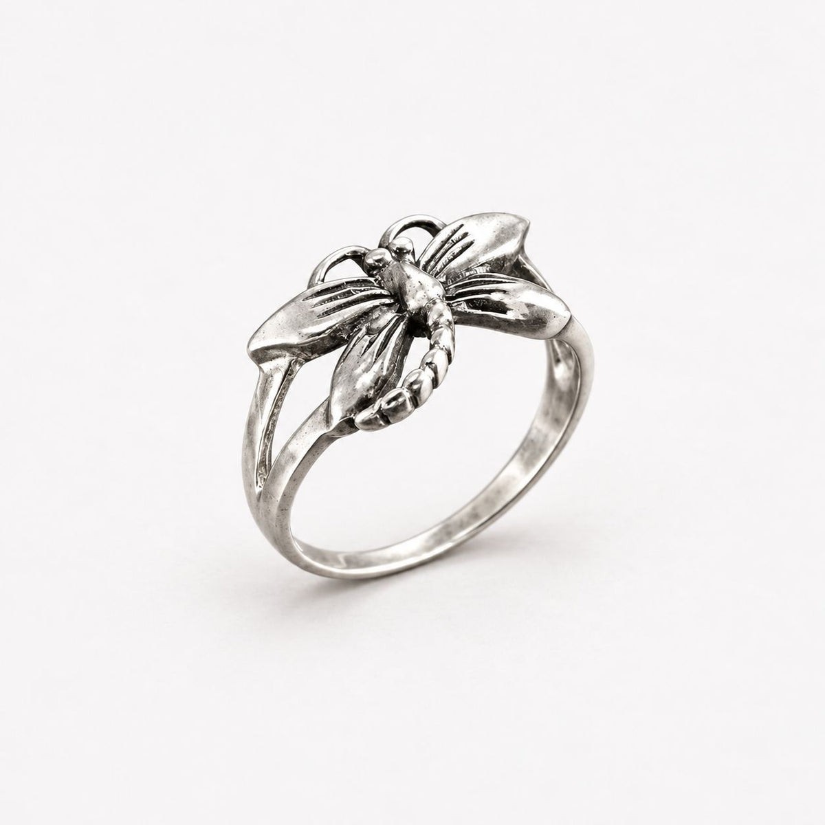 Vintage Nature Silver Ring