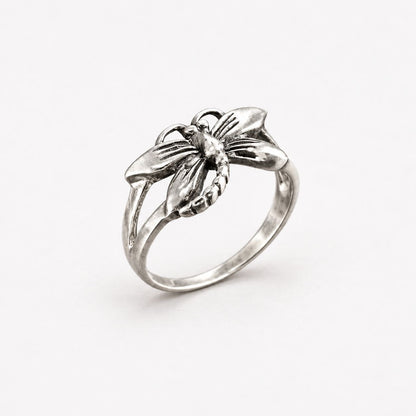 Vintage Nature Silver Ring