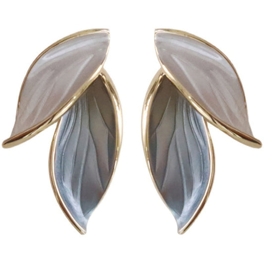 Luxury Hand Painted Enamel Lucky Wings Earrings