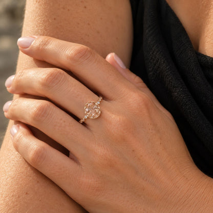 Vintage Crystaline Luxury Ring