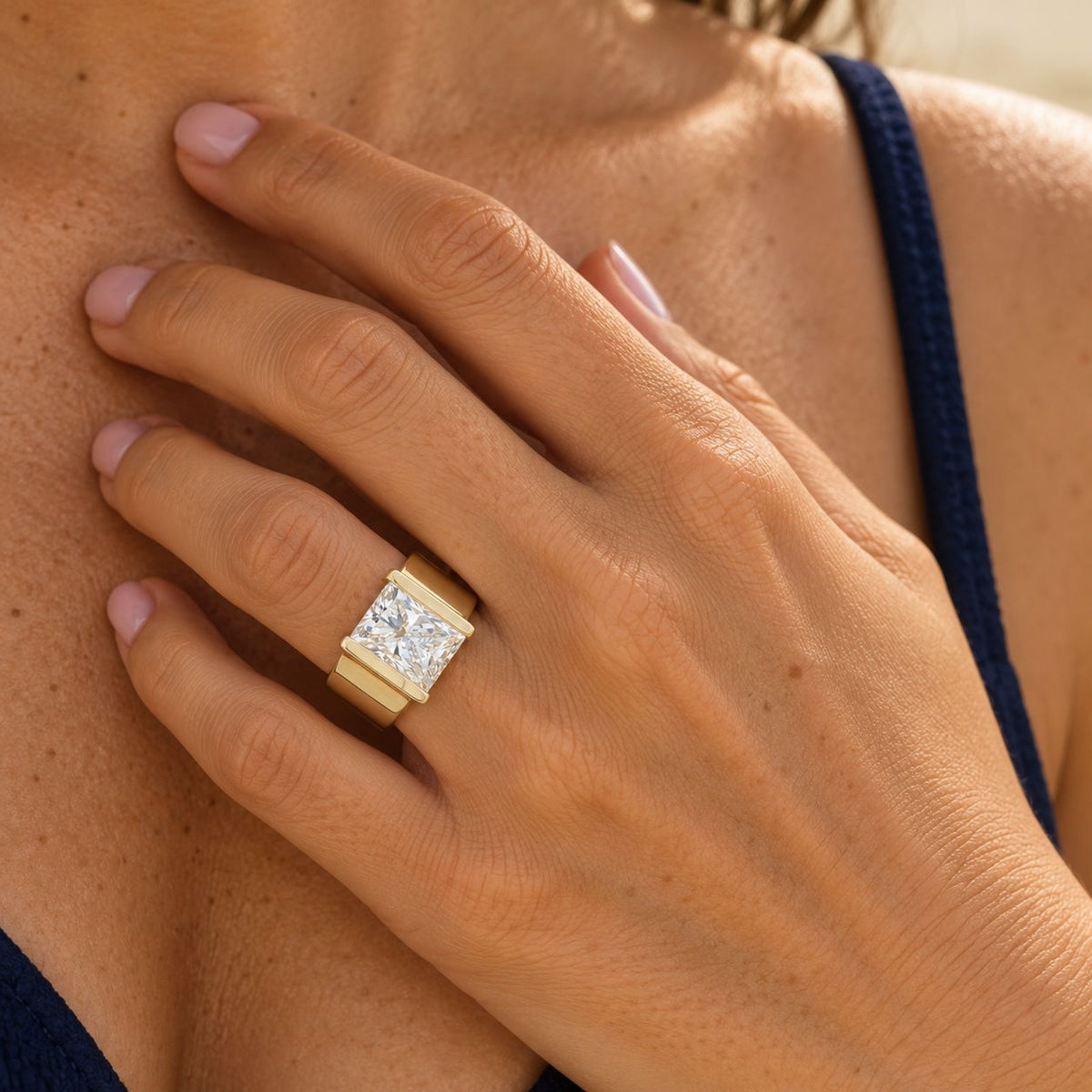 Vintage Princess Cut Ring