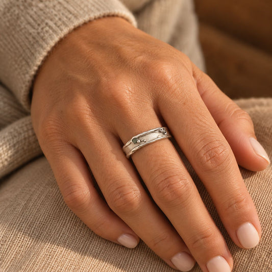 Vintage Silver Forest Ring