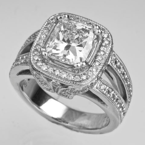 Vintage Zirconia Brilliance Ring-Lydieannejewelry