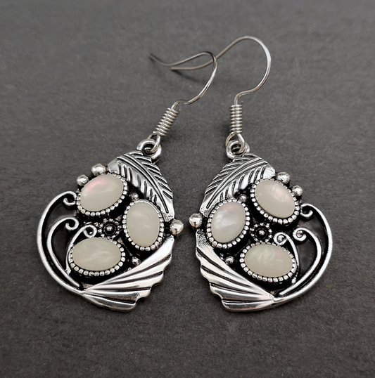 Vintage Moonstones Earrings