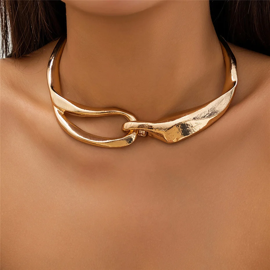 Vintage Golden Necklace-Lydieannejewelry