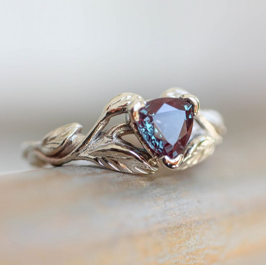 Vintage Colorful Crystal Ring-Lydieannejewelry